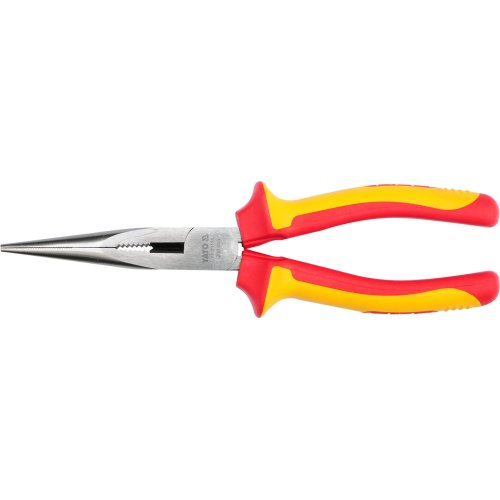 Long, straight insulated pliers