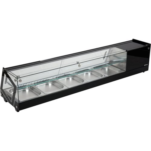 Refrigerated display cases for sushi