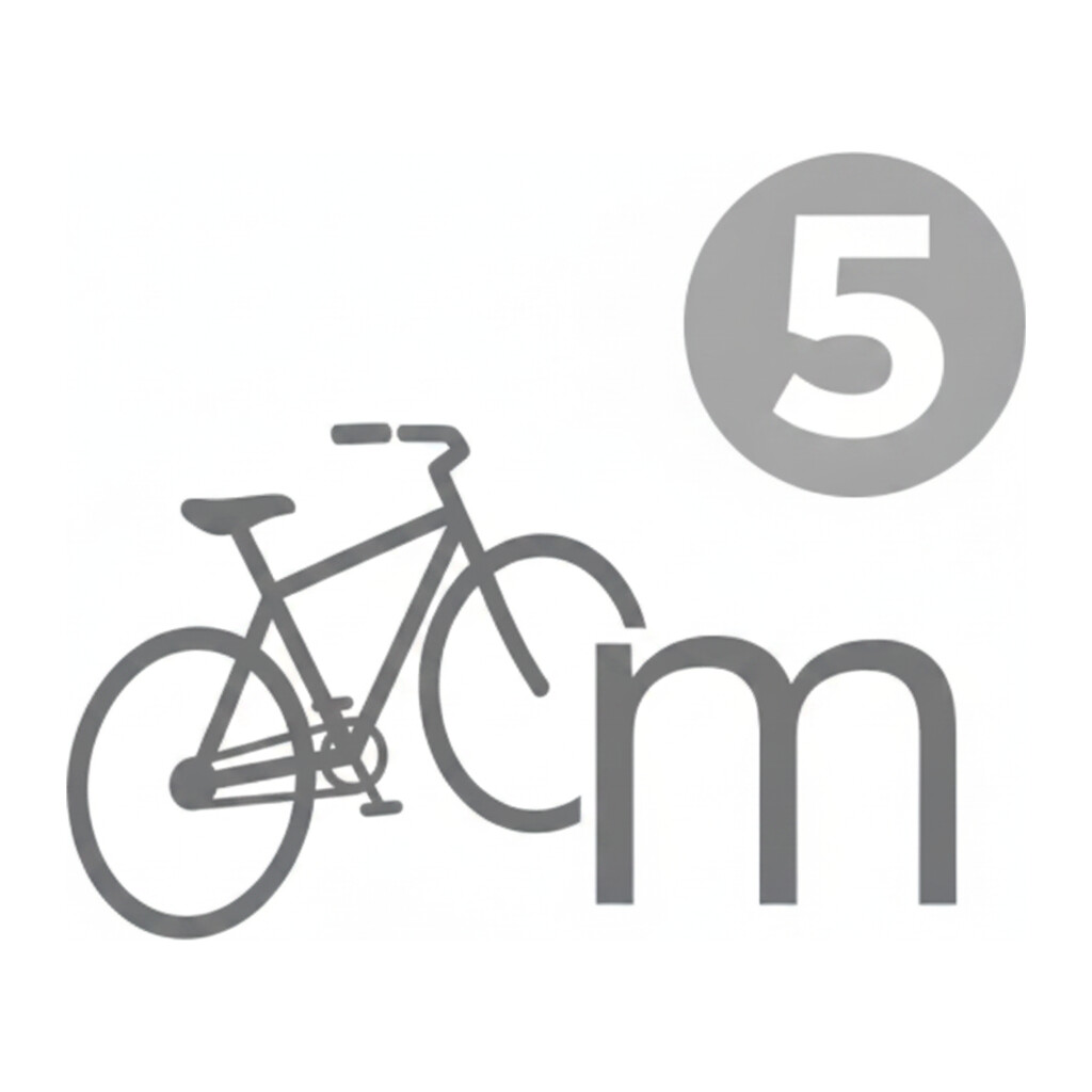5 velosipēdu novietnes
