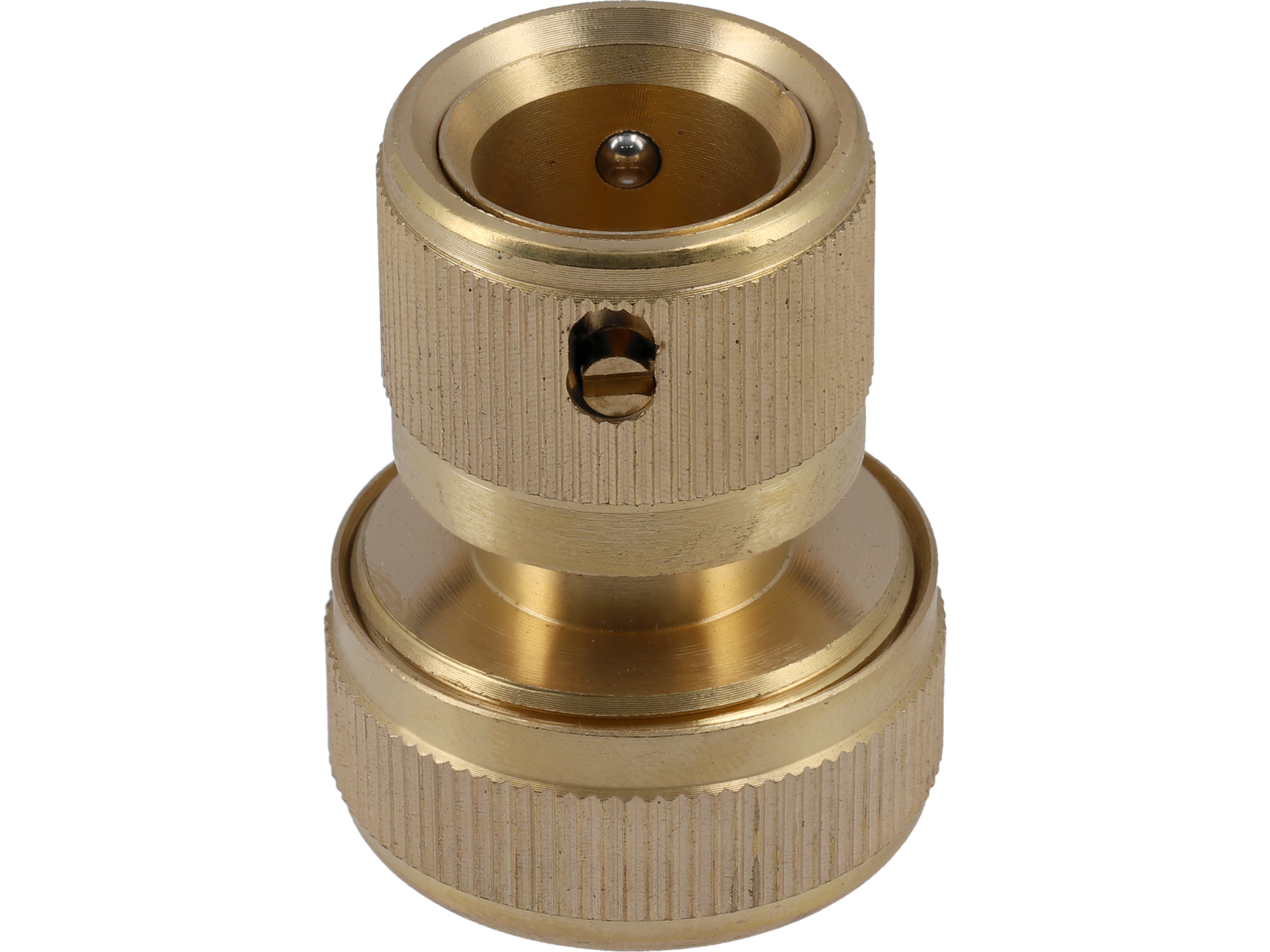 Brass hose connector