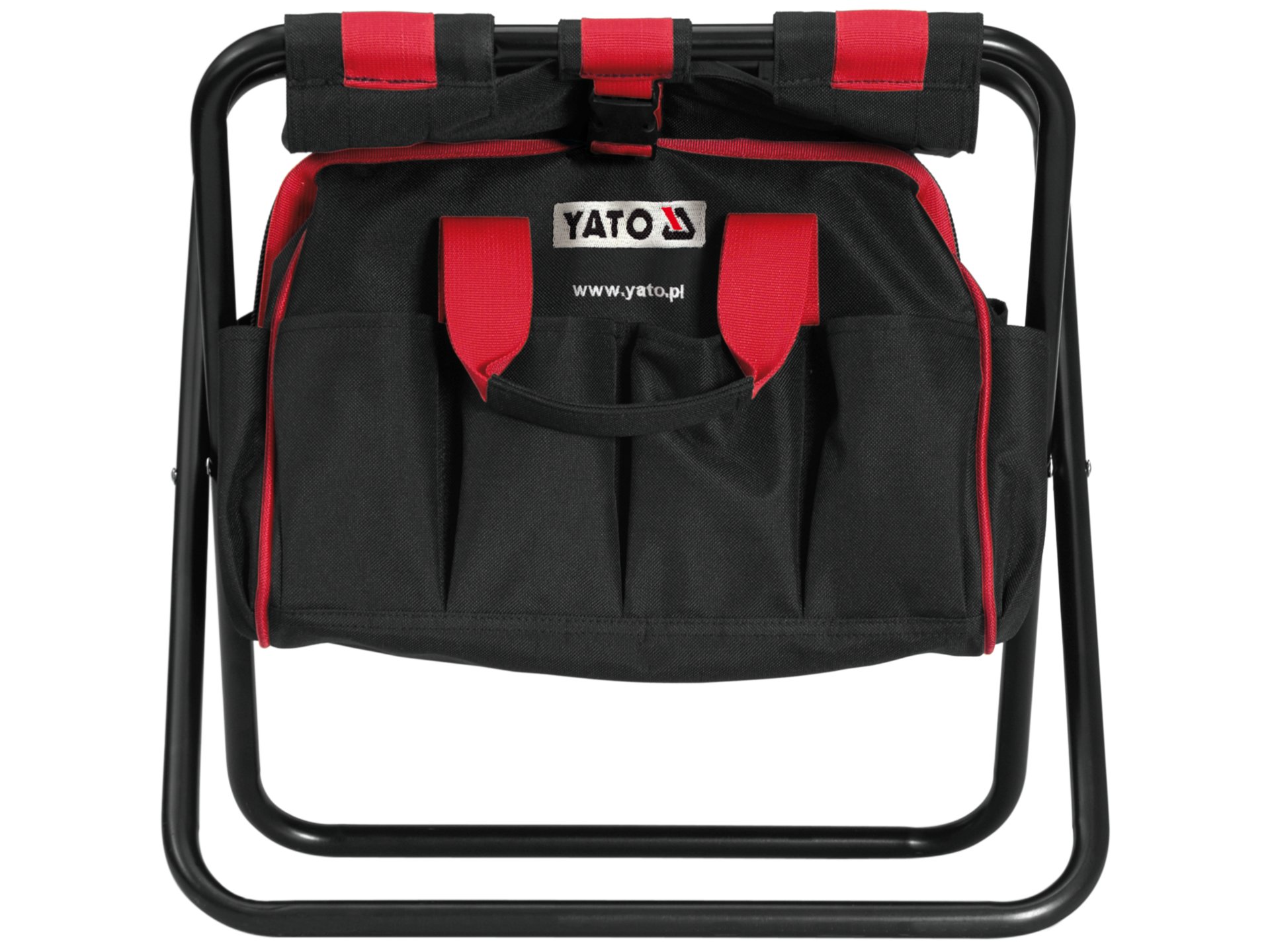 Tool bag with foldable chair