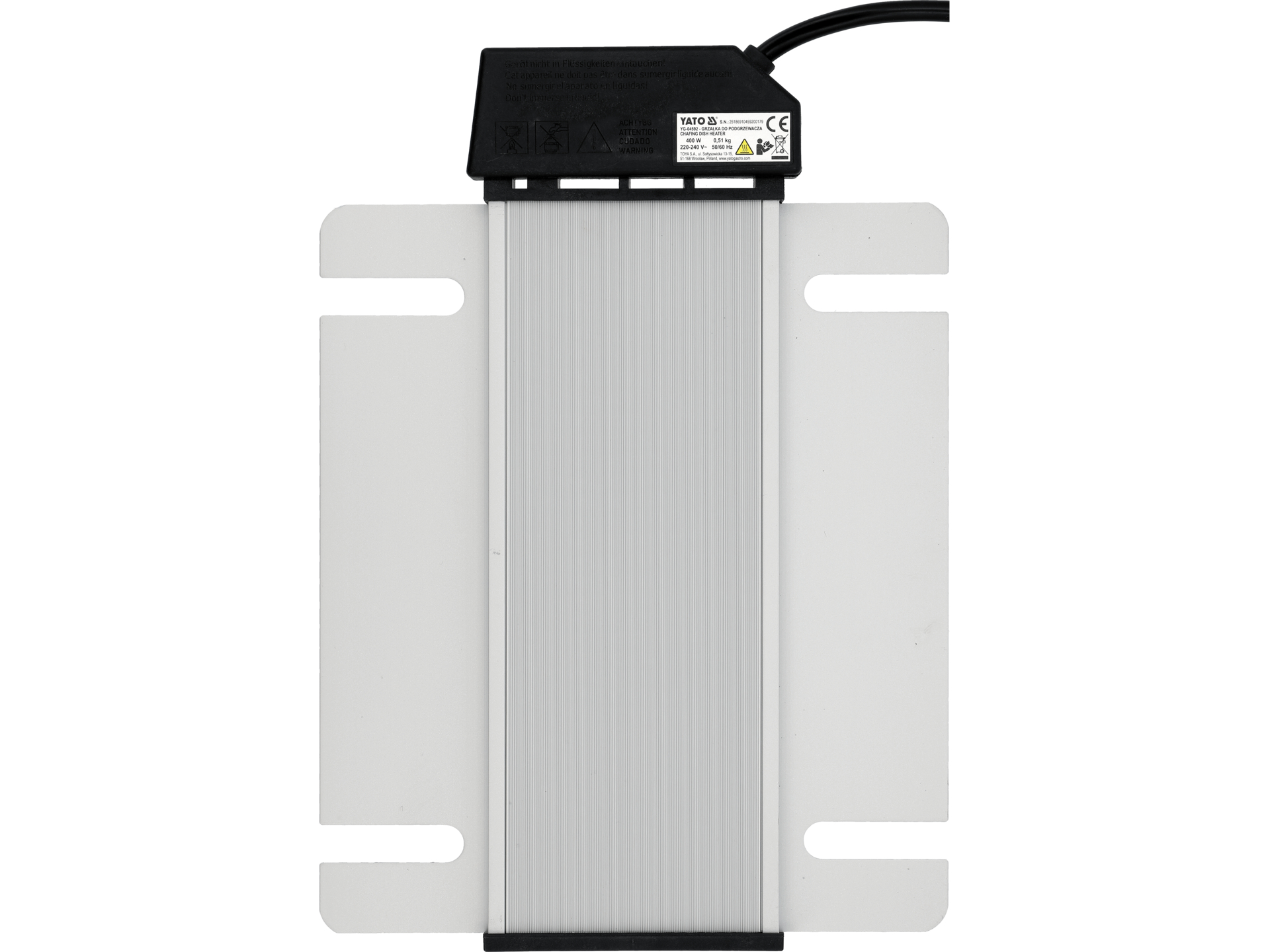 Chafing dish heater