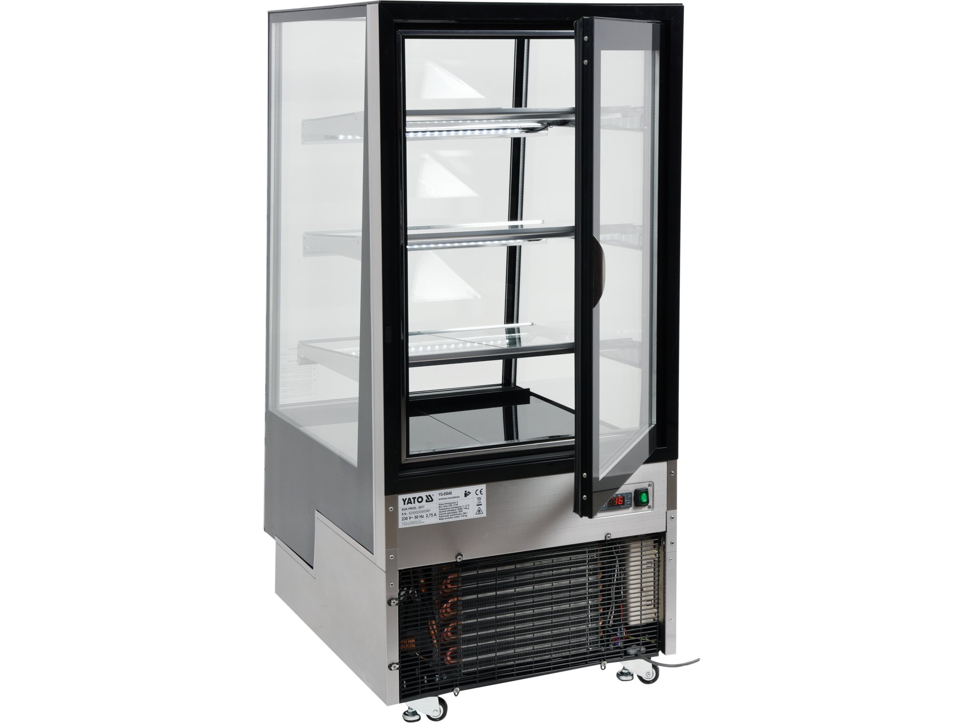 Refrigerated display case