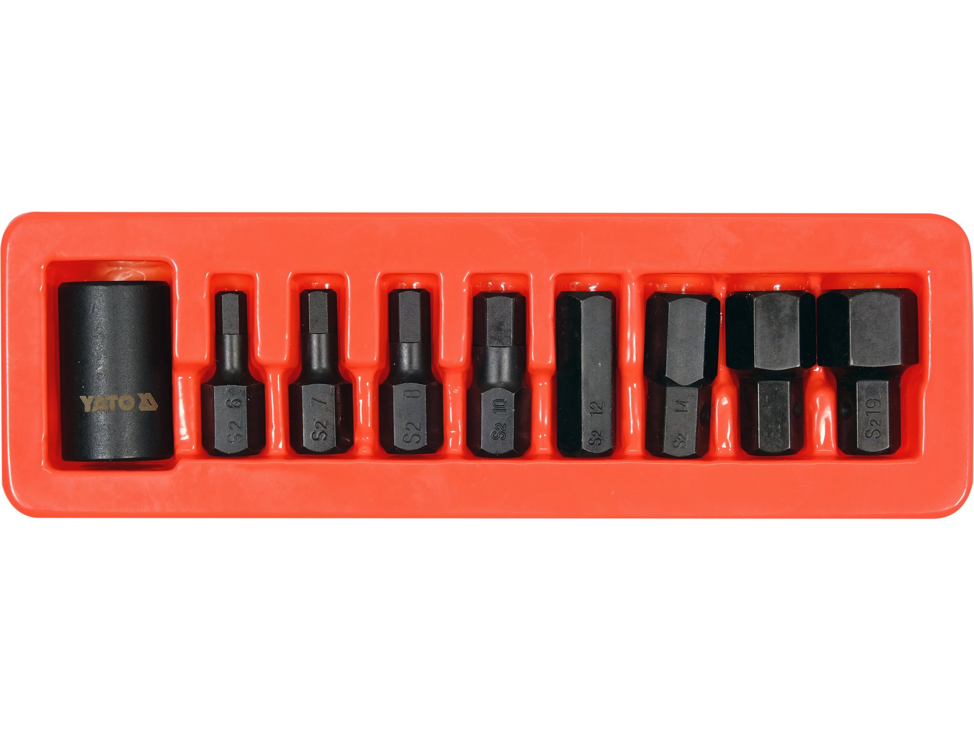 Impact bit set with socket
