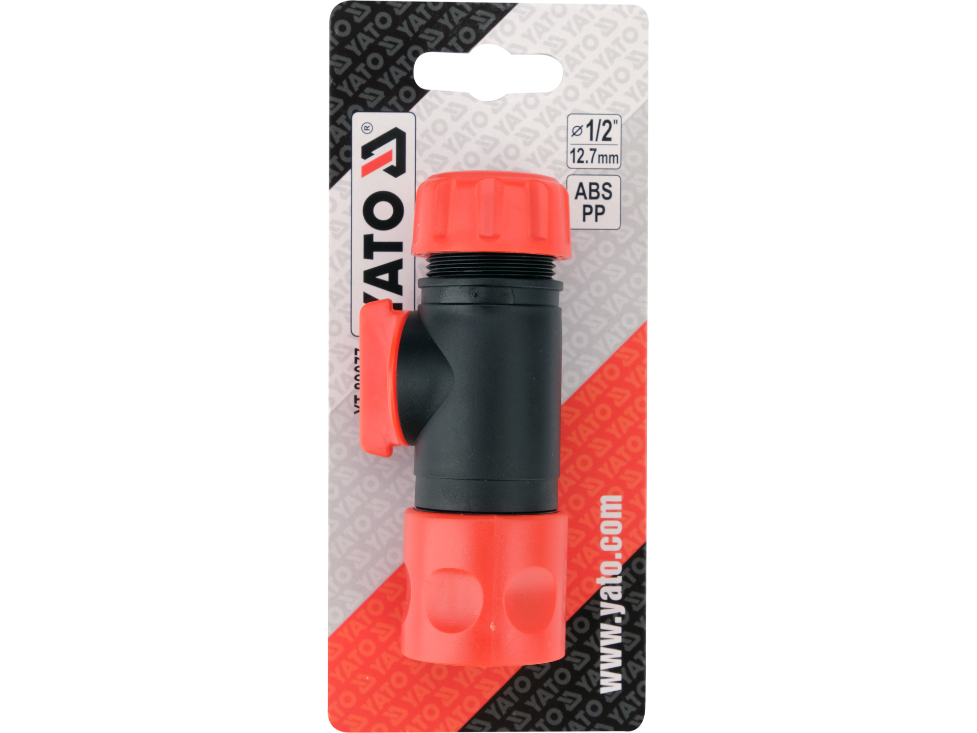 Hose connector with valve