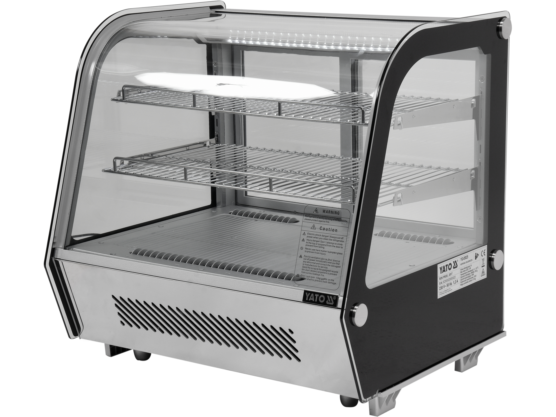 Refrigerated display case