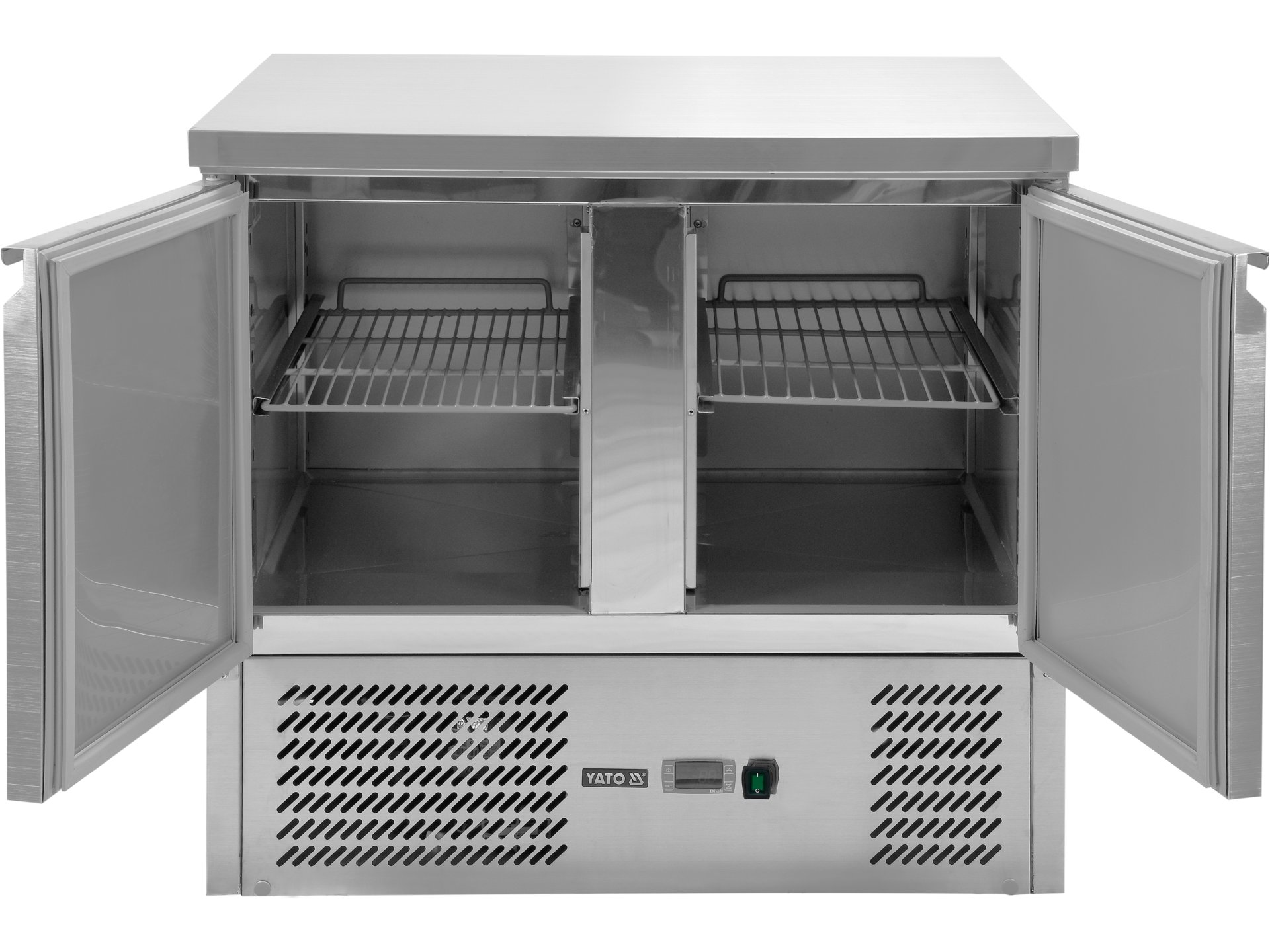 2 door refrigerated counter
