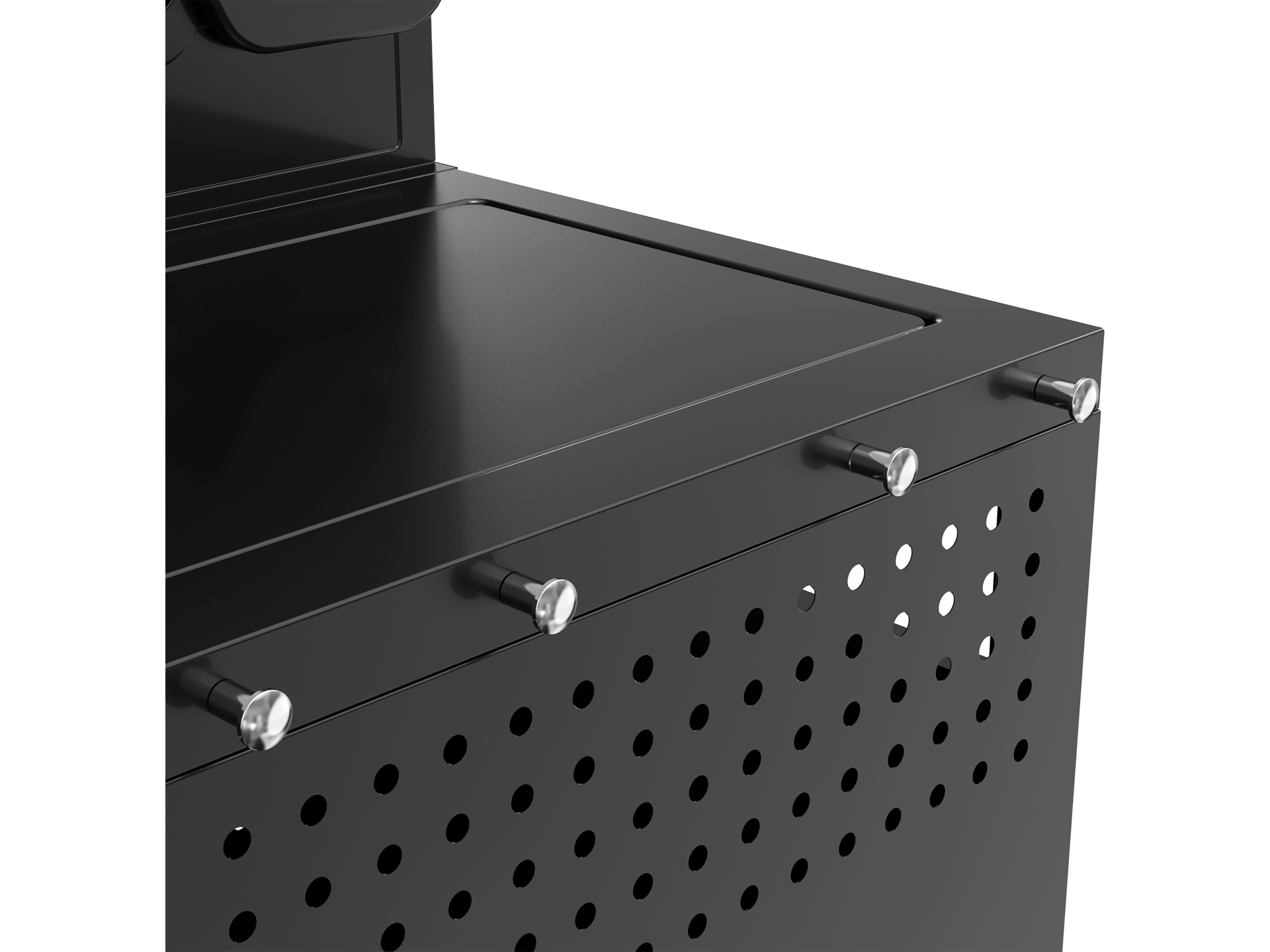 Gas grill with mini kitchen