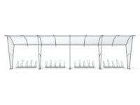 Velo nojume ar sānu sienām 20 velo / 840 cm