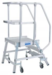 Ladder - platform with 3 steps - 2.70m
