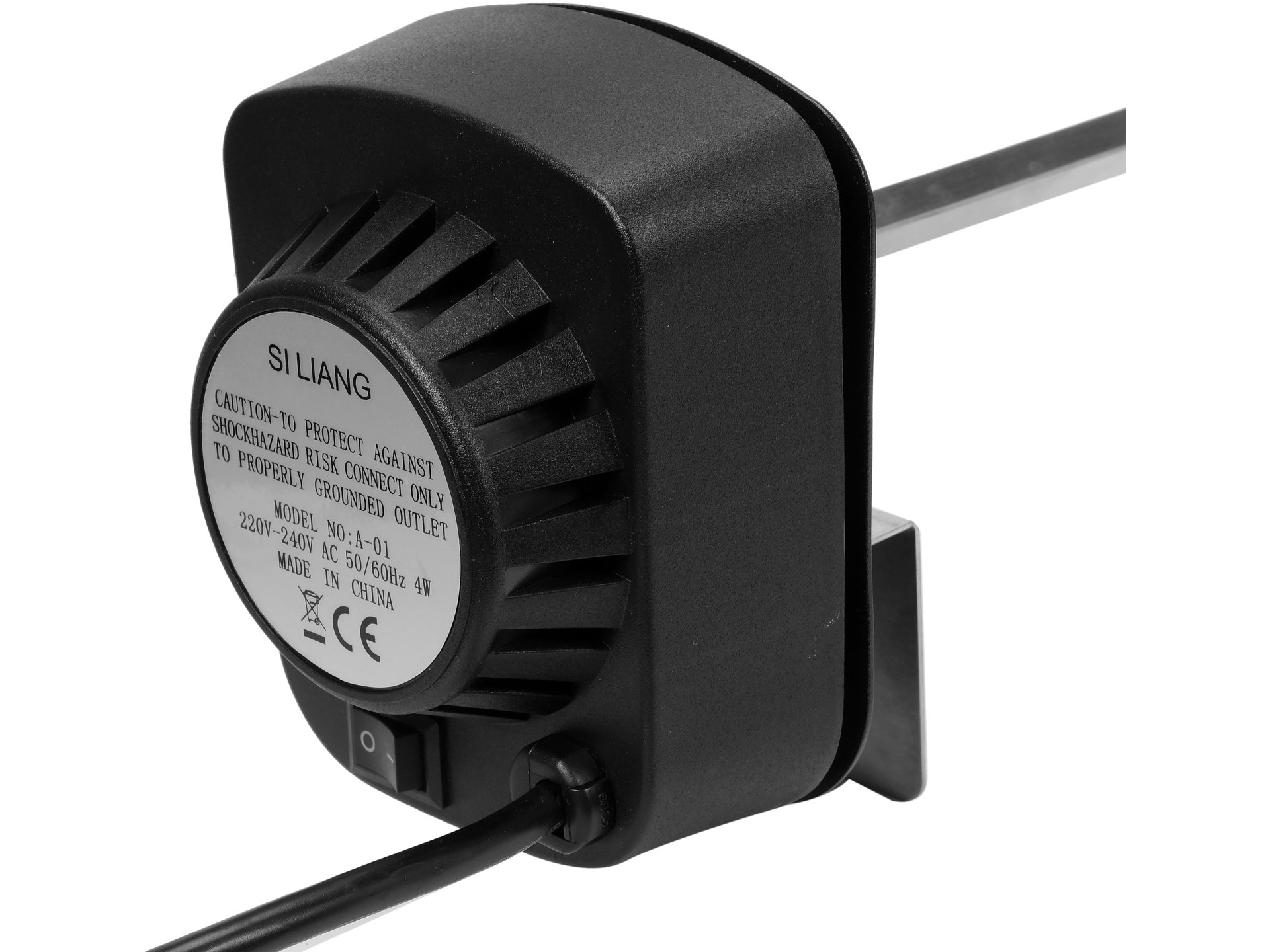 Automatic rotisserie for gas grill