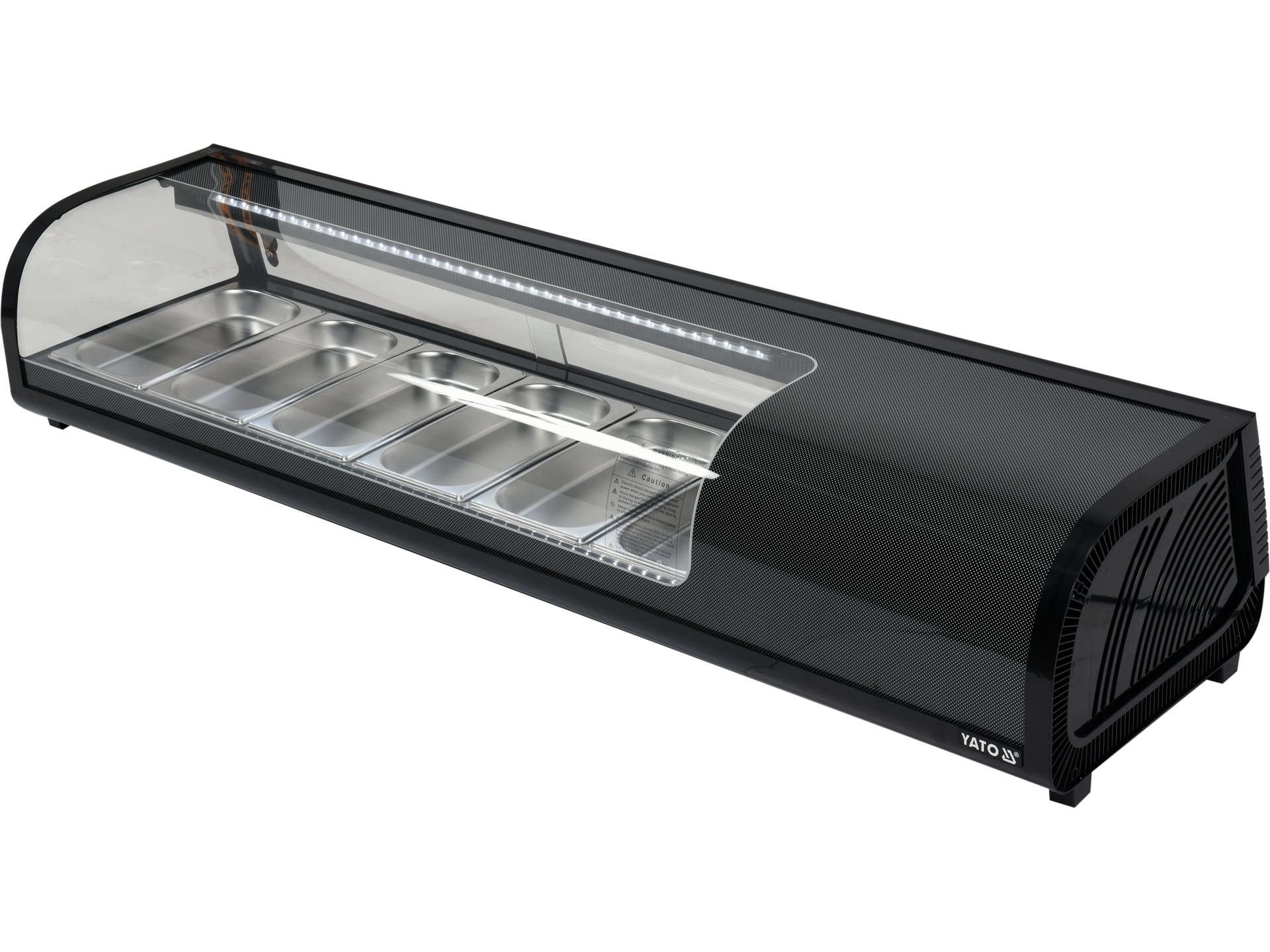 Refrigerated sushi display case