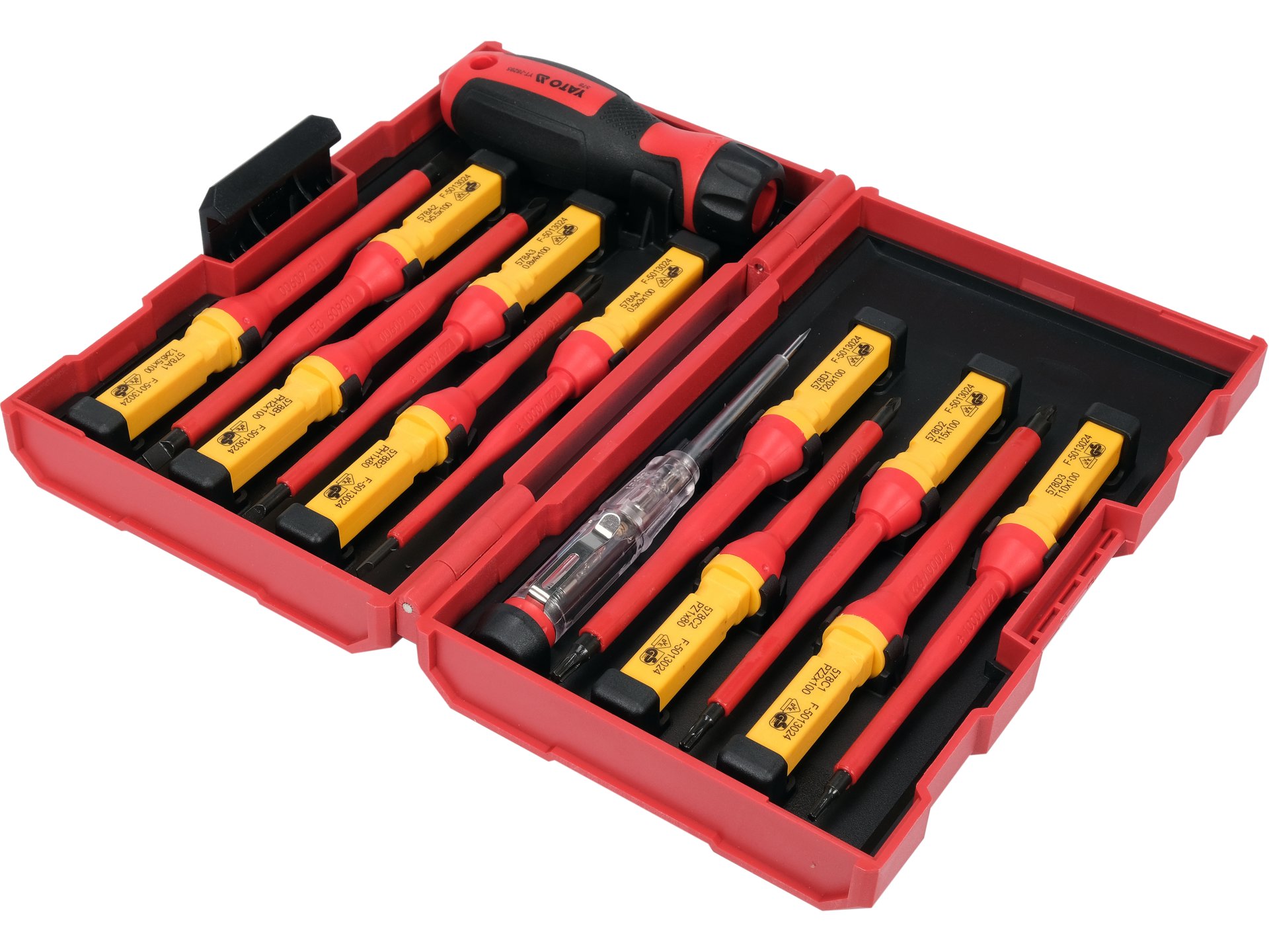 Insulated changeable screwdriver set