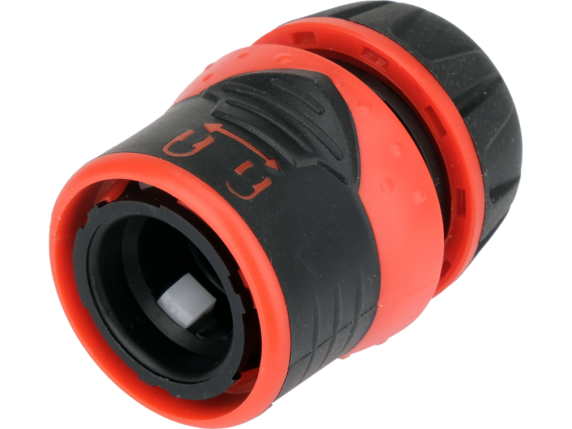 Hose connector with lock