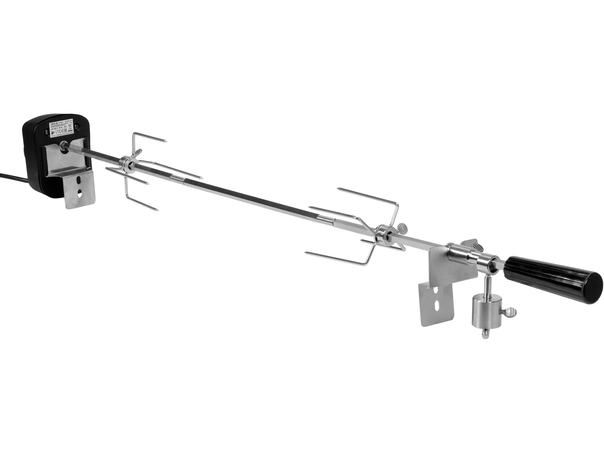 Automatic rotisserie for gas grill