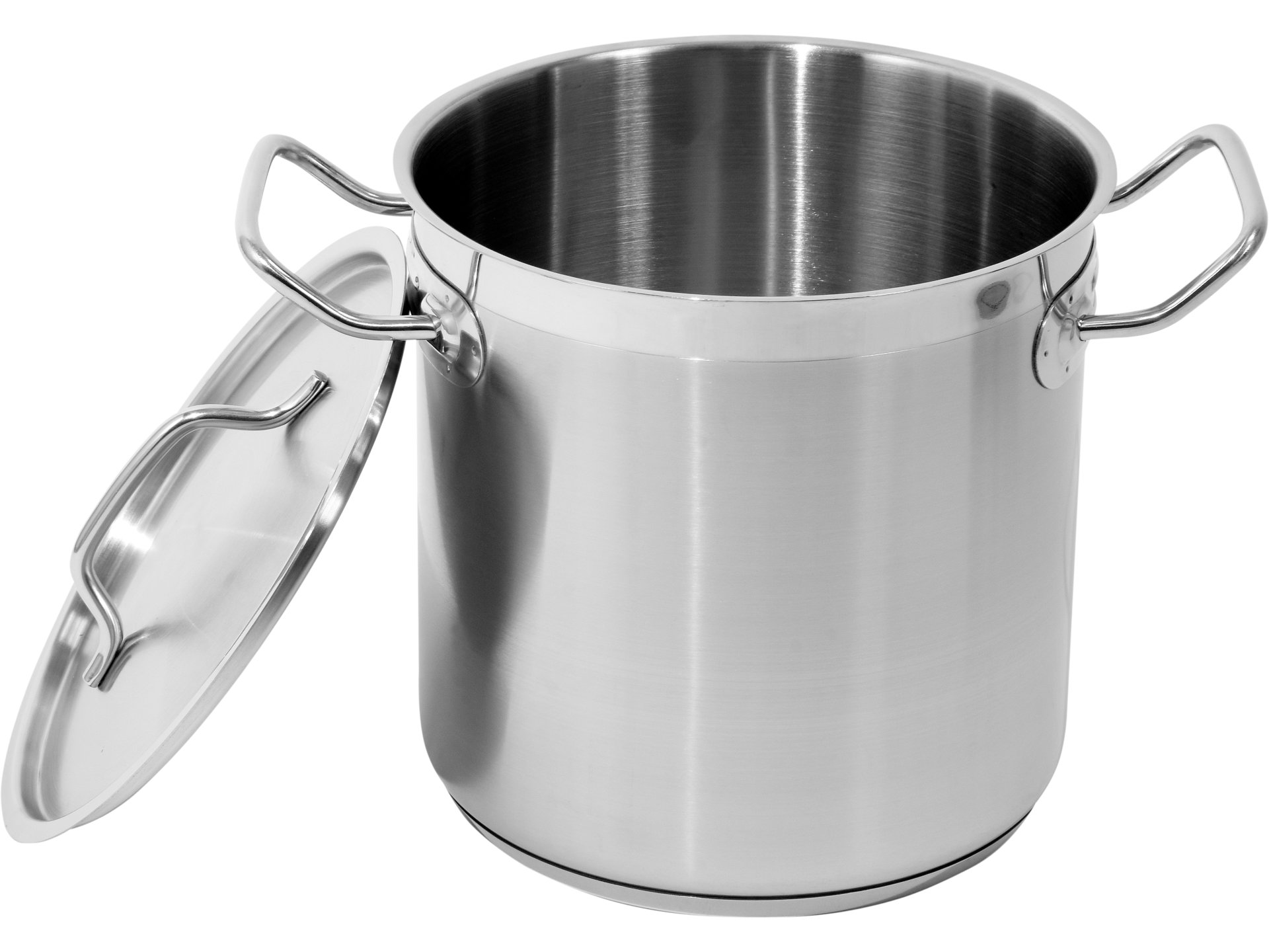Deep stockpot with lid