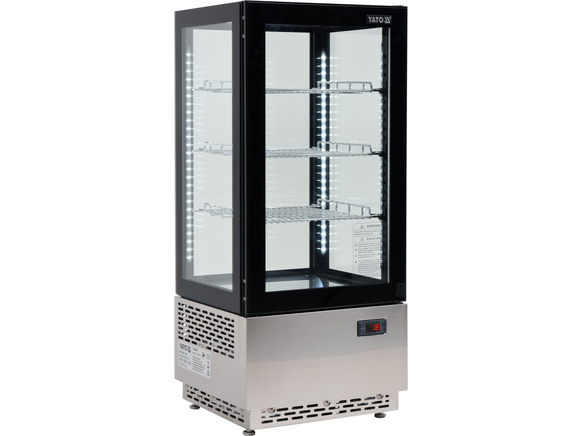 Refrigerated display case