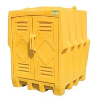 1649-4 Drum Poly Storage Building-Eagle Yellow