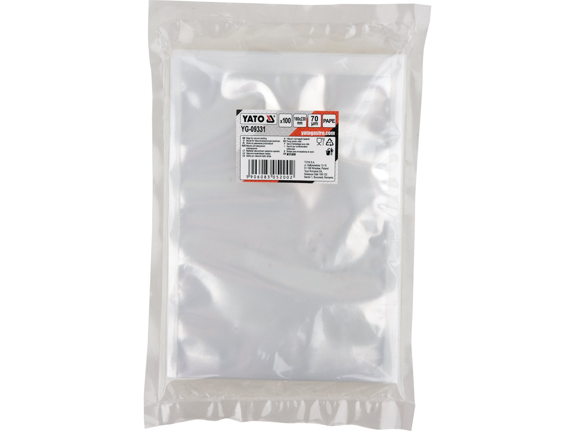 Bags for vacuum packing