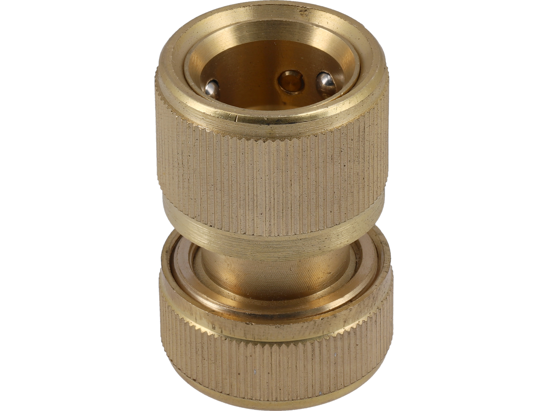 Brass hose connector