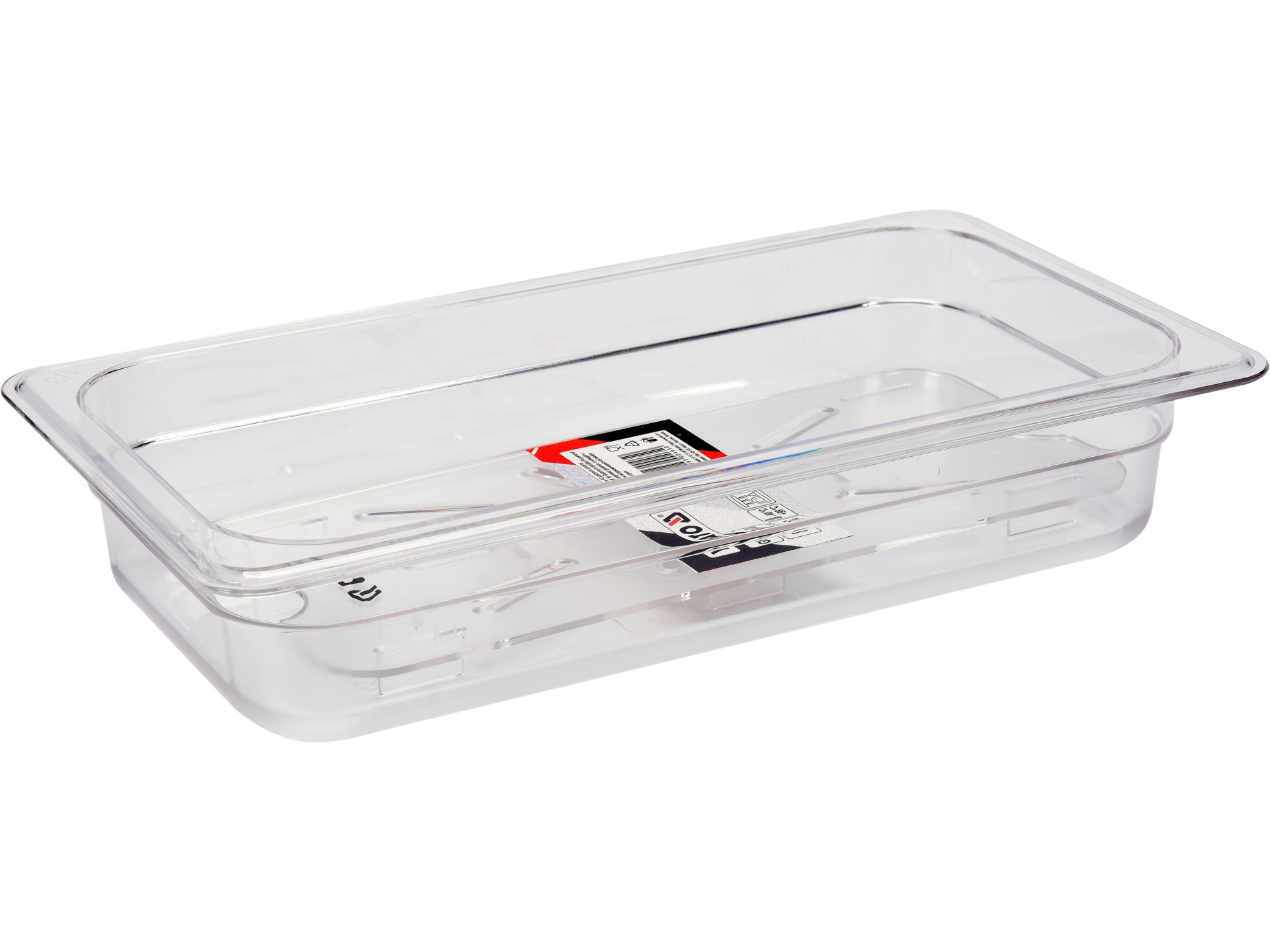 Drain shelf for PC gastronom container