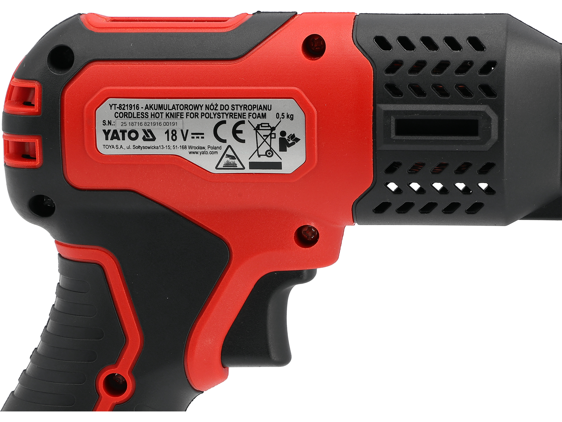 Akumulatora putuplasta griezējs