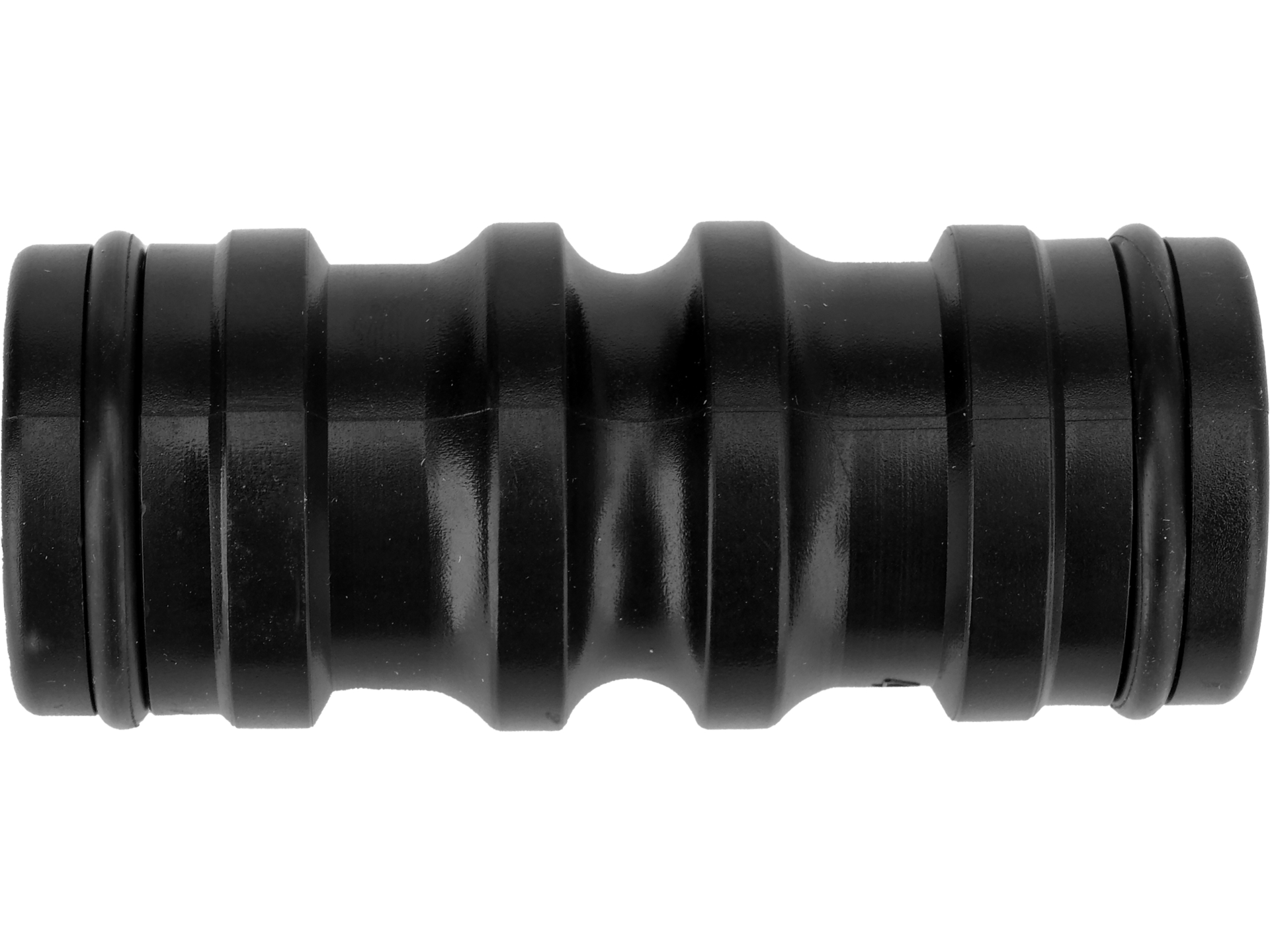High flow hose coupling