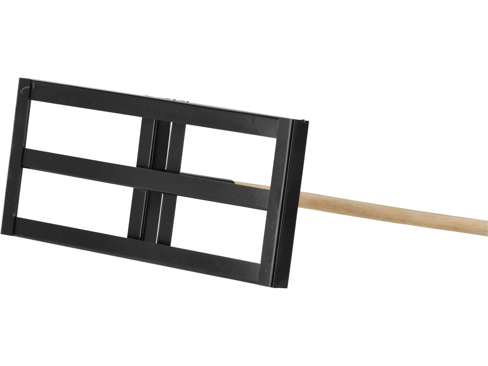 Manual lawn leveling rake