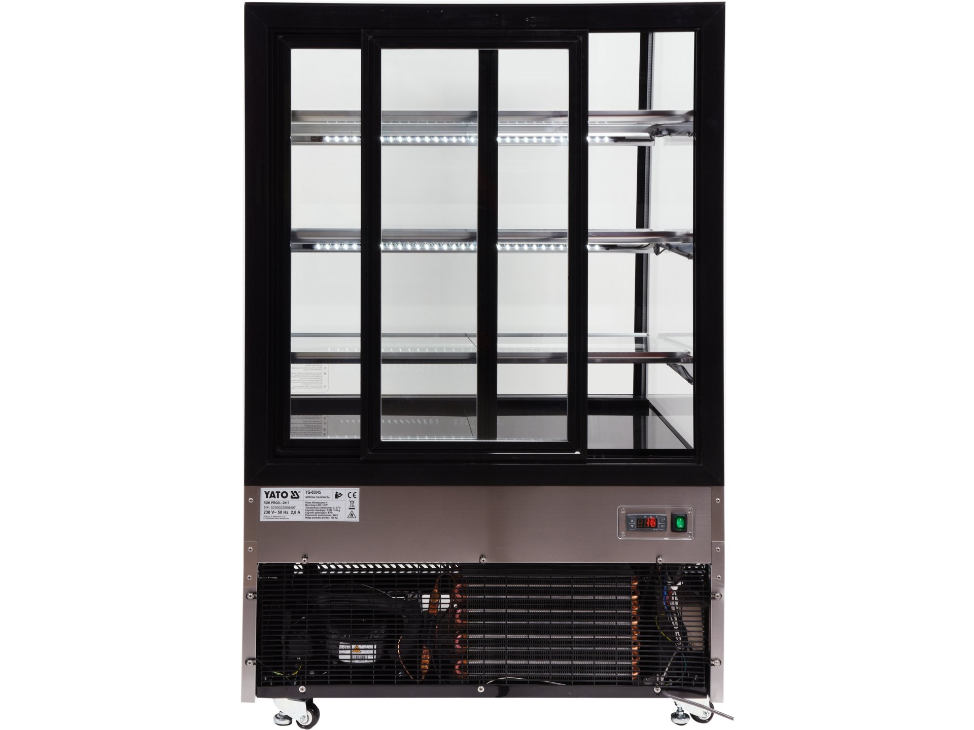 Refrigerated display case