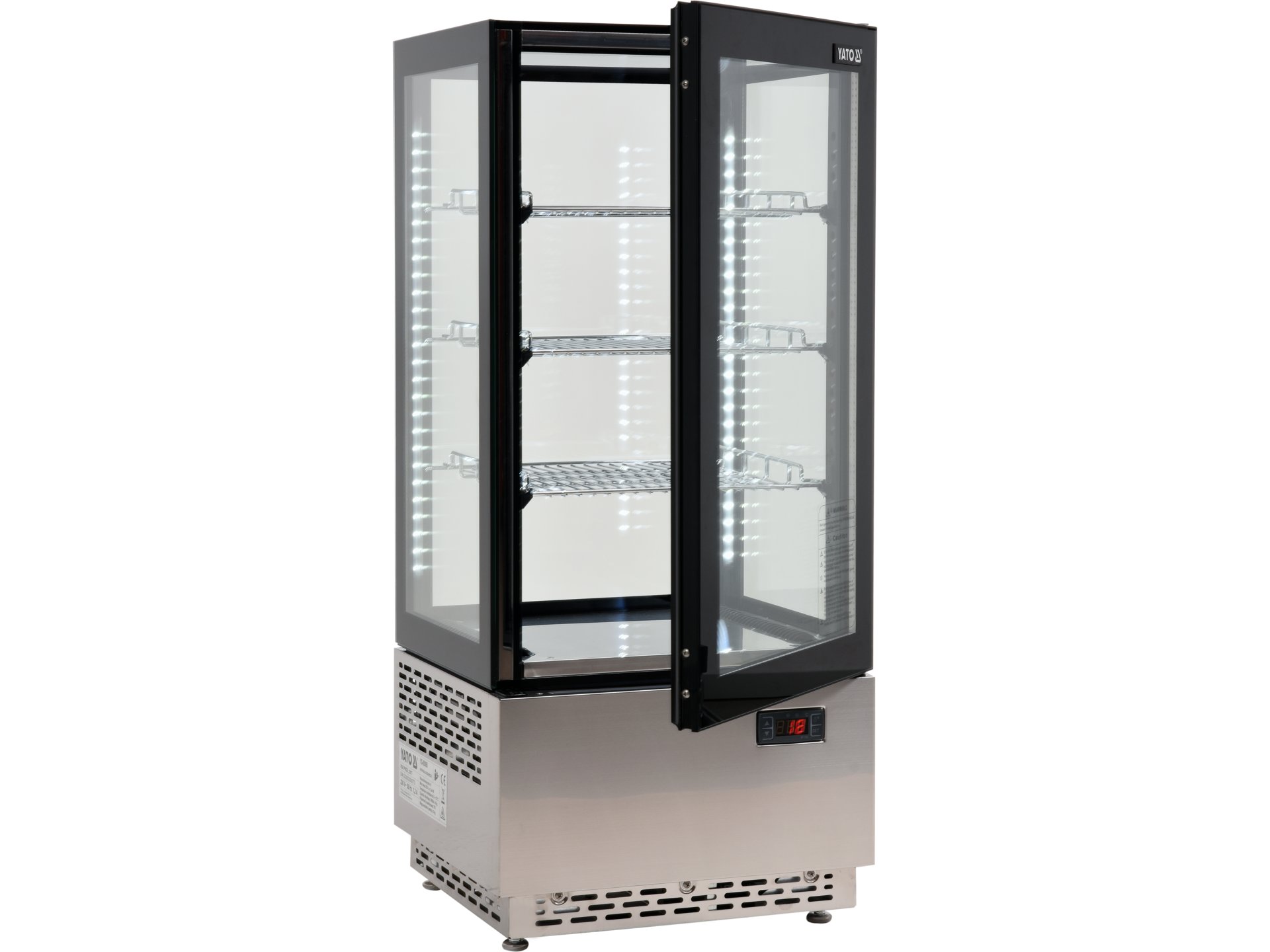 Refrigerated display case