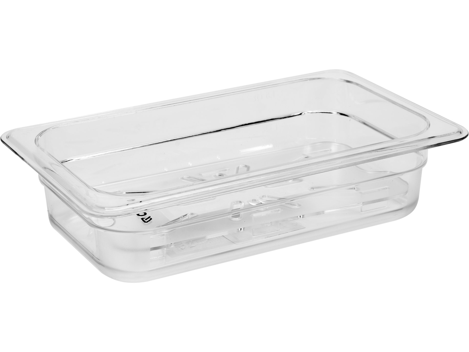 Drain shelf for PC gastronom container