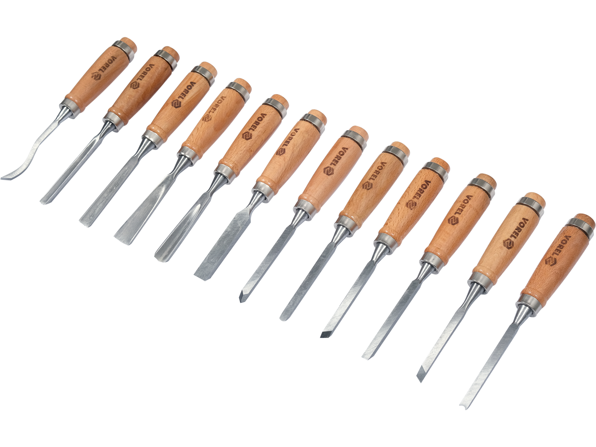 Wood carving chisel set