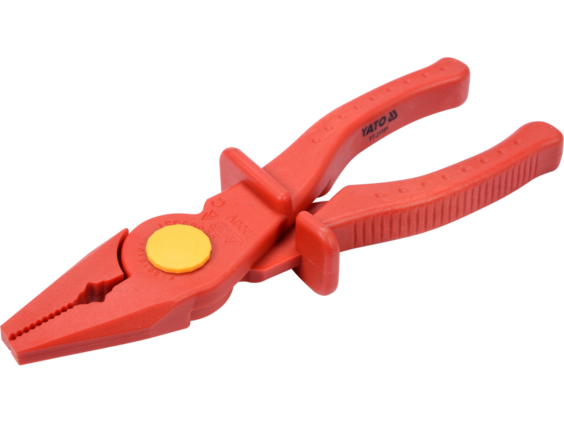 Insulated flat nose pliers