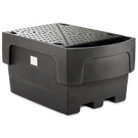 Plastmasas baseins ar plastmasas režģi