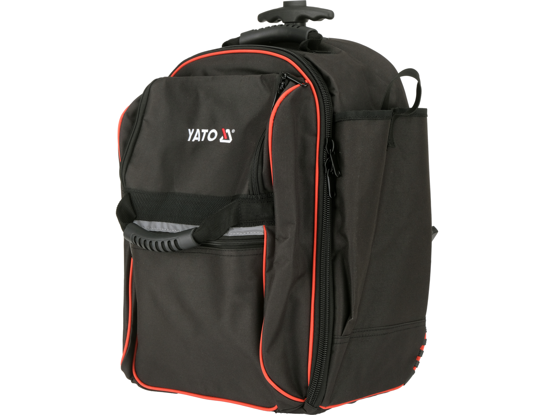 Tool backpack with wheels