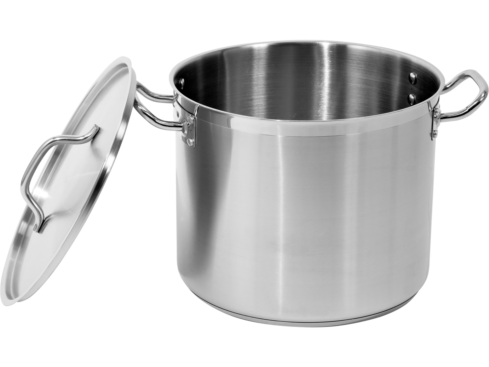 Deep stockpot with lid
