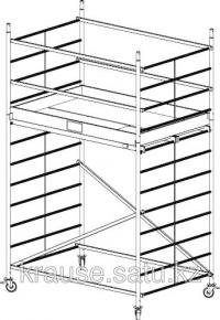 Mobilā platforma ProTec XXL 480 kg / 1,35 m / 2,90-12,30 m