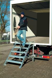 Mobile ladder - platform KRAUSE 600 mm