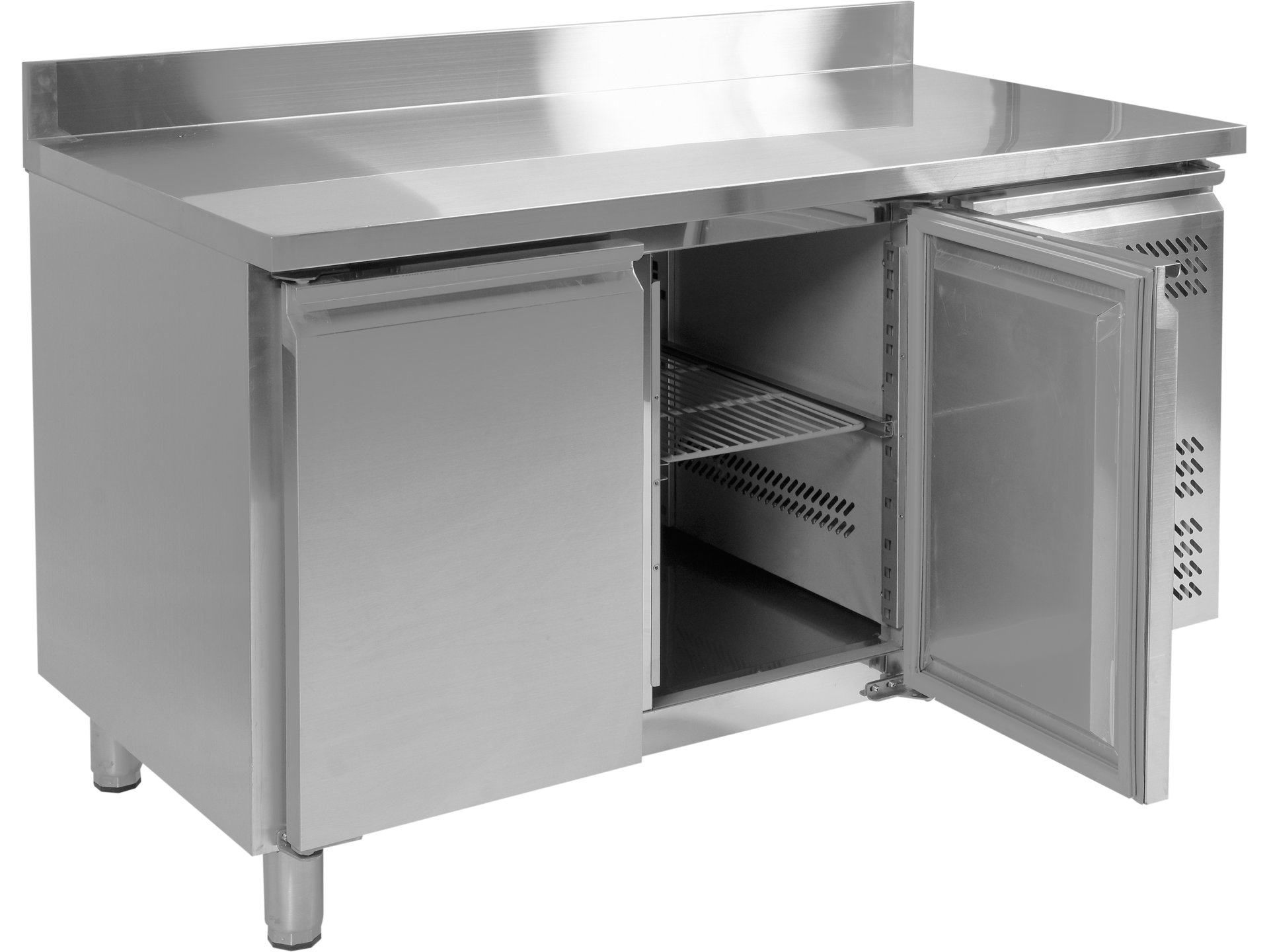 2 door freezer counter