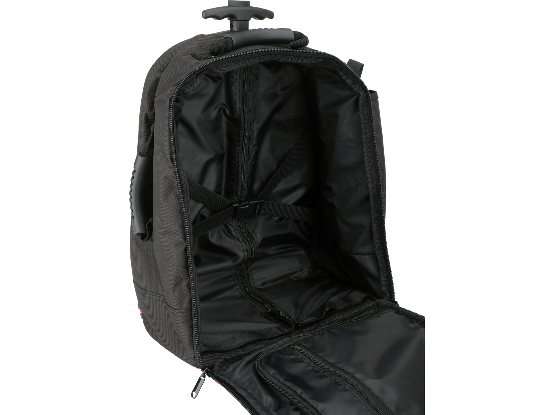 Tool backpack with wheels