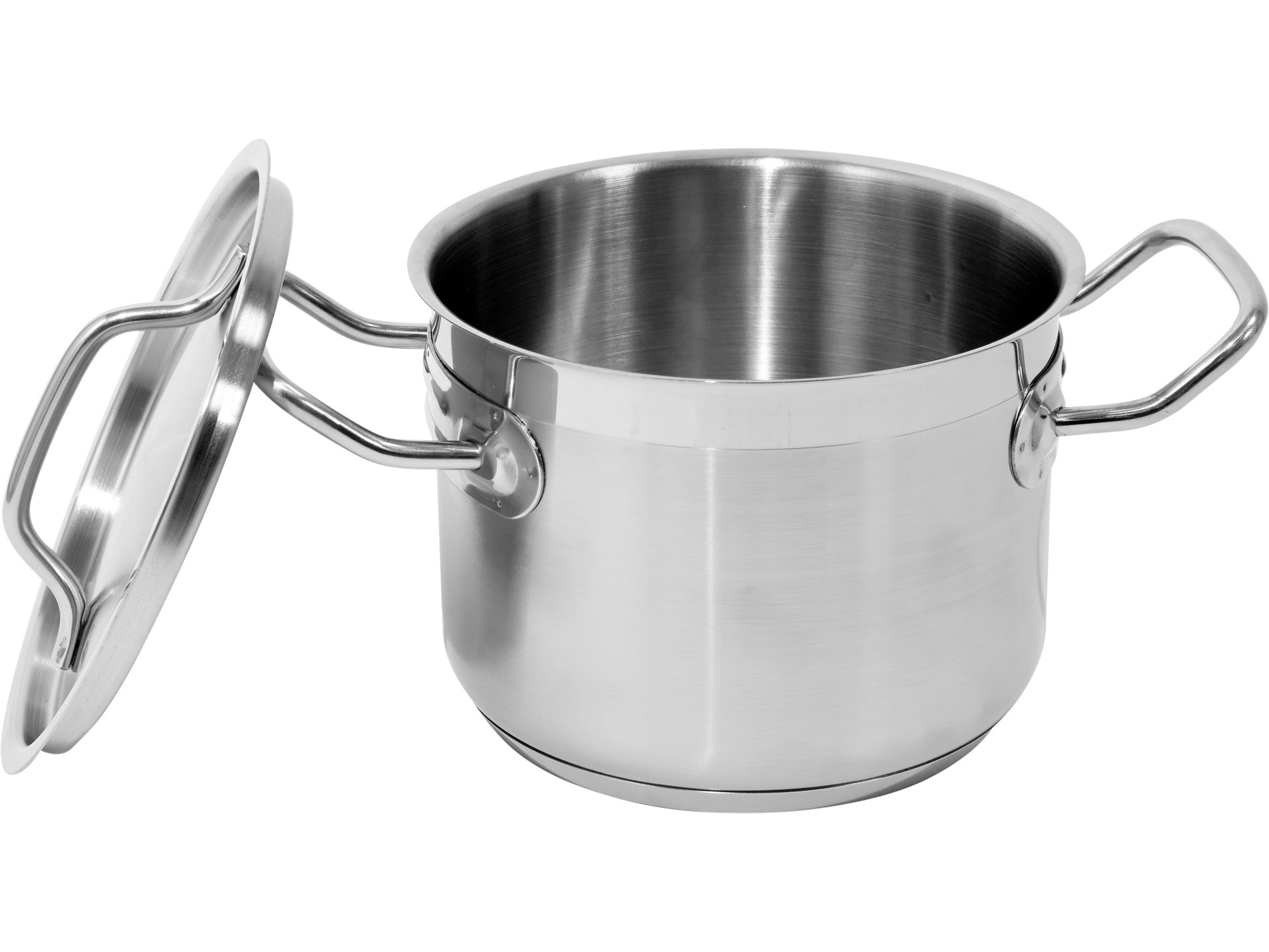 Deep stockpot with lid