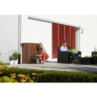 Lietus ūdens tvertne WOODY WALL - DARK - 350 l