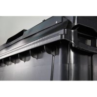 Plastmasas konteiners 1100 l melns V/V