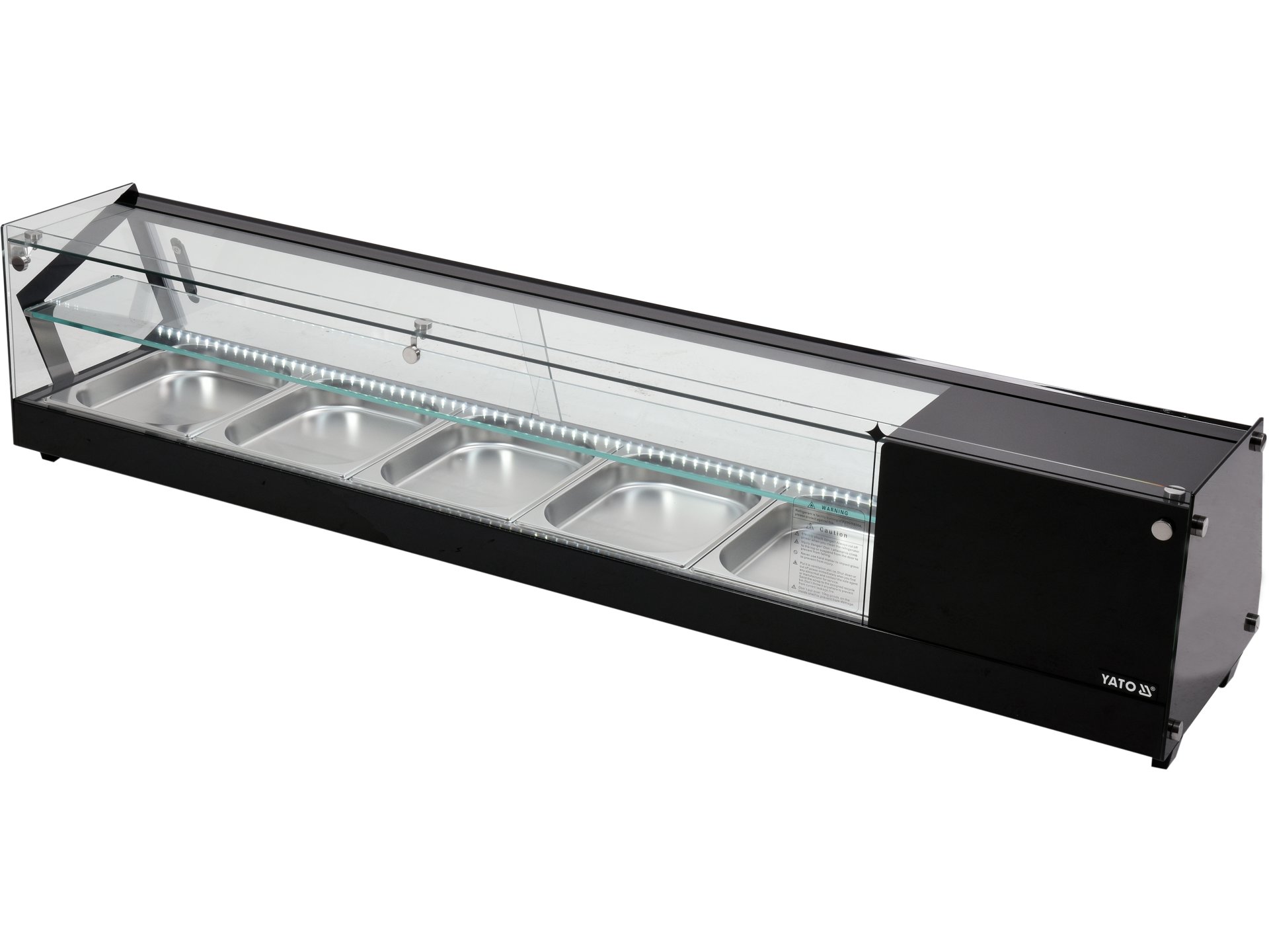 Refrigerated sushi display case