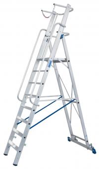 Safety step ladder8 steps Work h. 3,90 м