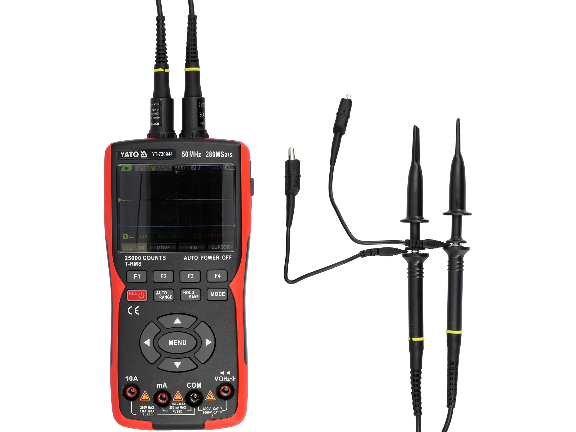 Digital multimeter with oscilloscope