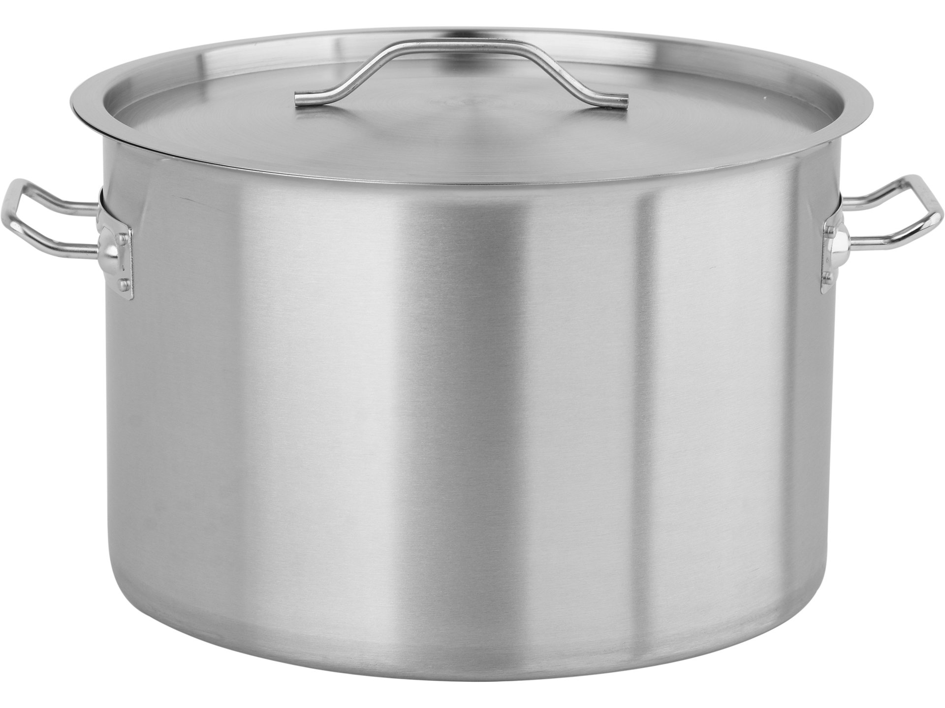 Low stockpot with lid