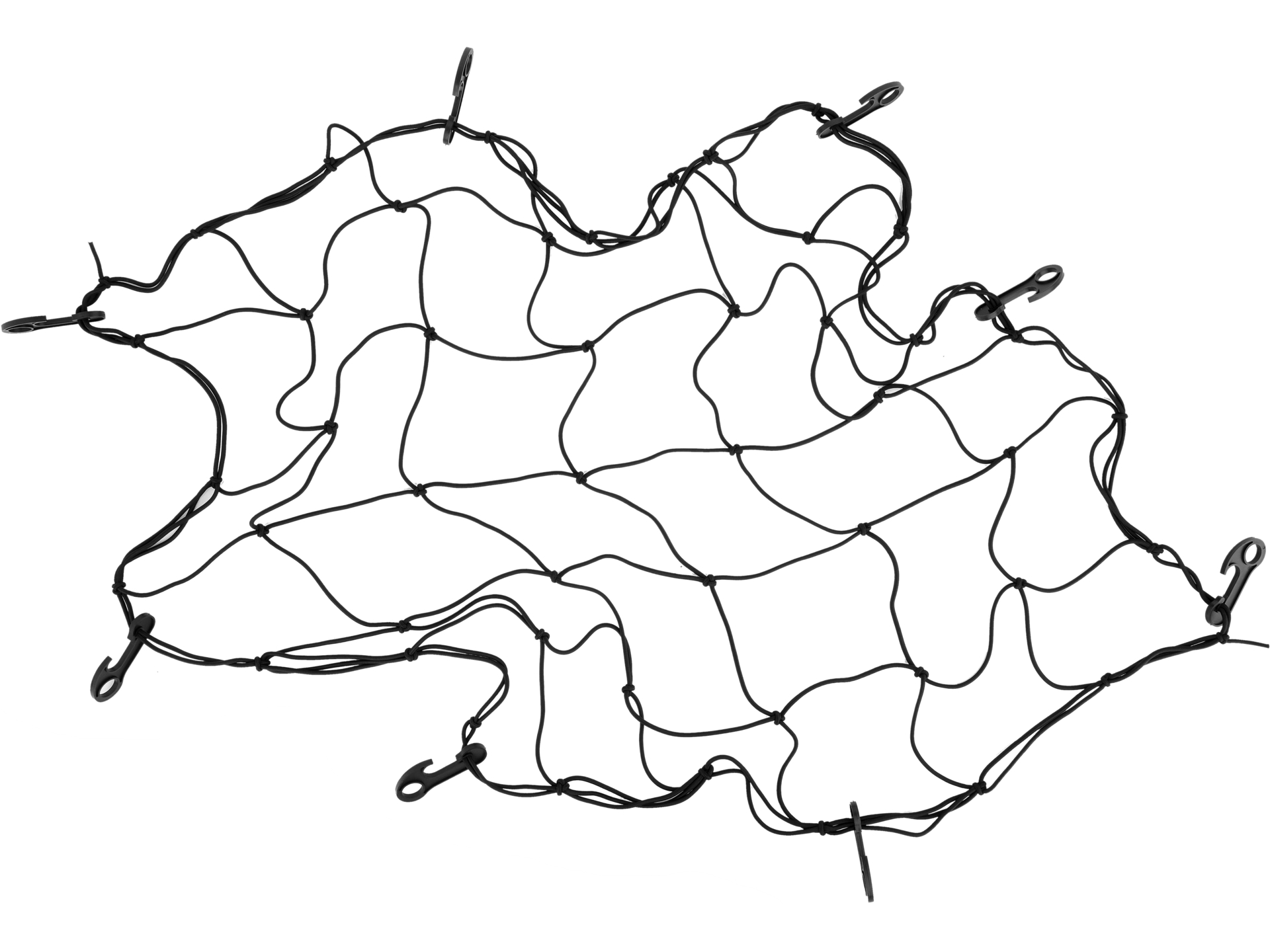 Bagāžnieka tīkls ar āķiem