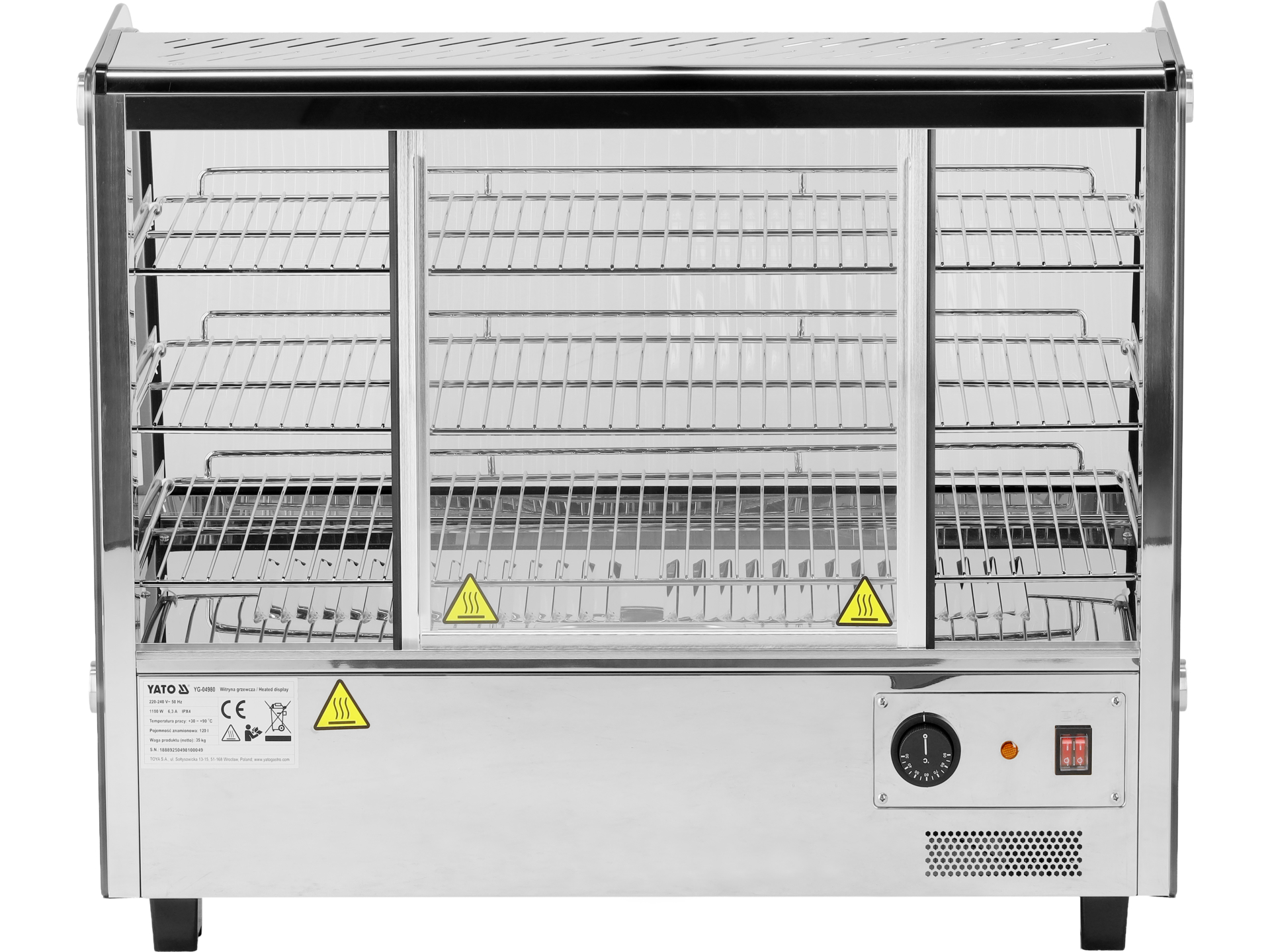 Heated display