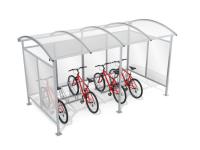 Velo novietne 10 velosipēdiem / 420 cm